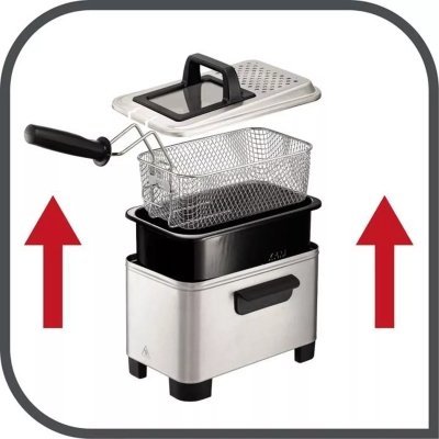 Friteuse À Technologie De Zone Froide 3L 2200W Easy Pro Tefal FR338070 – Image 2