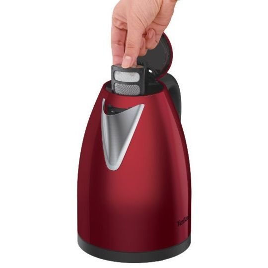 Bouilloire Électrique Sans Fil 1,7L 2400W Tefal KI110511 Rouge – Image 2