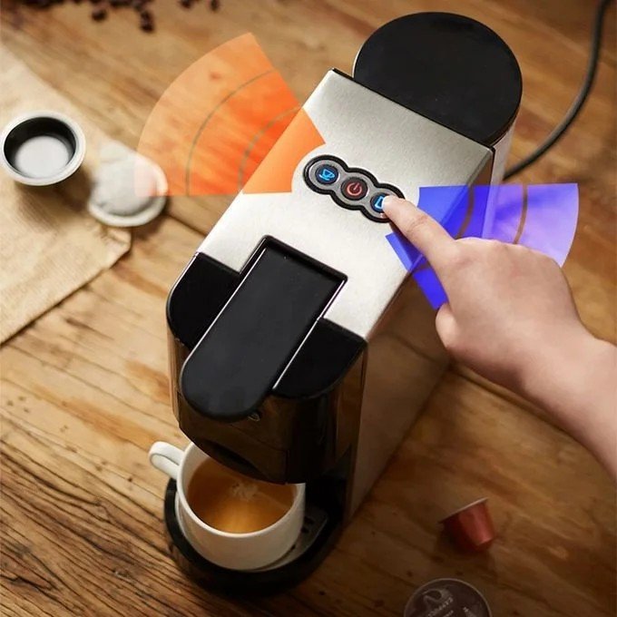 Machine a Café INOX Multi-Capsules 4 En 1 -1450W - 19 Bar 0.8L SilverCrest – Image 2