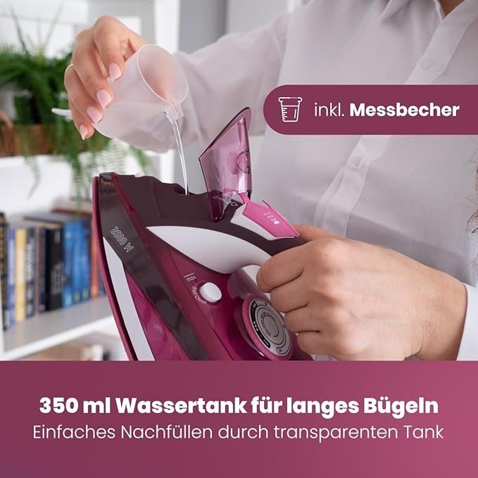 Fer À Repasser À Vapeur 2600 W 380ml Bomann DB 6005 CB – Image 4