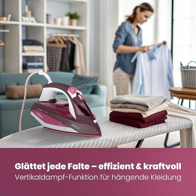 Fer À Repasser À Vapeur 2600 W 380ml Bomann DB 6005 CB – Image 6