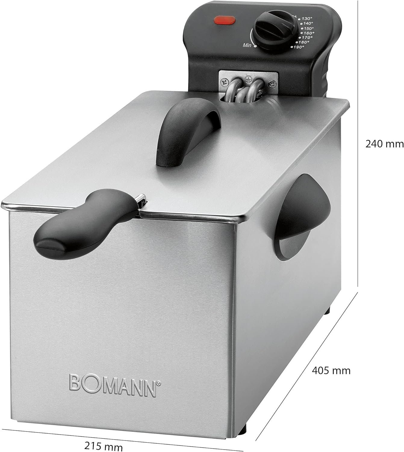 Friteuse Inox 3L 2000W Bomann FR 2264 CB – Image 7