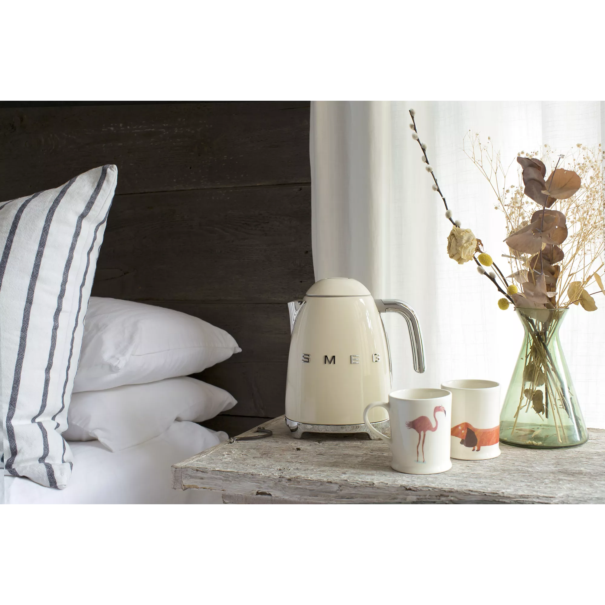 Bouilloire Sans Fil Original SMEG 1.7L 2400W SMEG KLF03CREU crème – Image 8