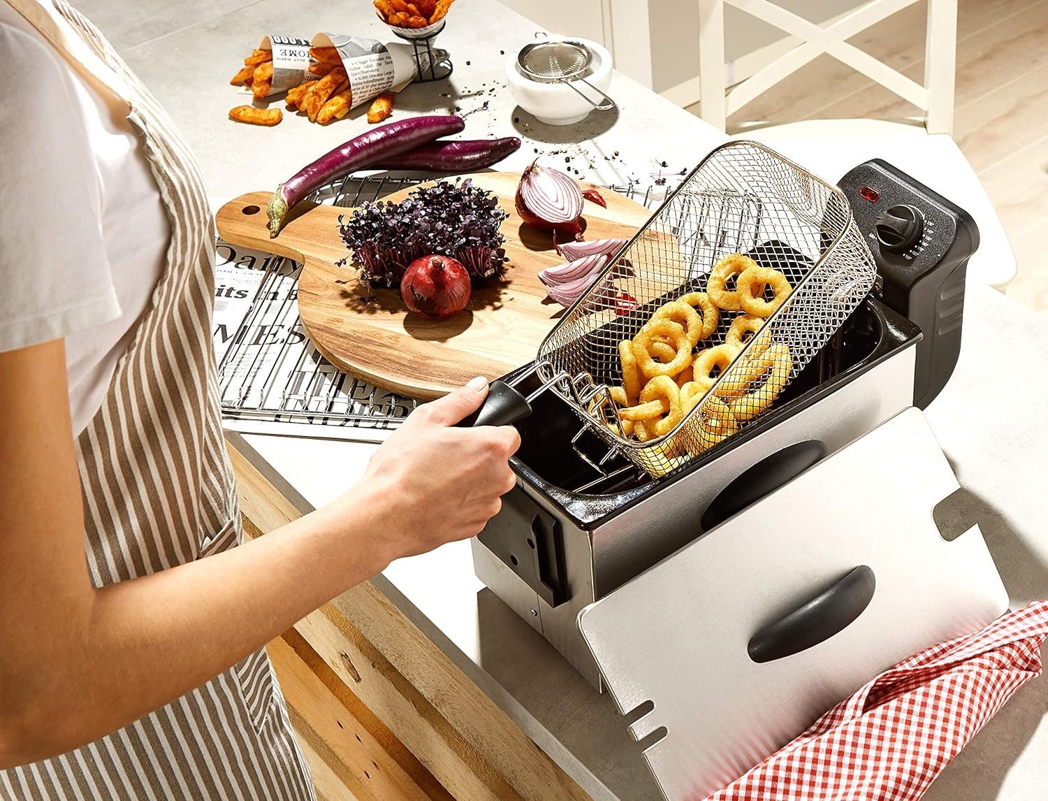 Friteuse Inox 3L 2000W Bomann FR 2264 CB – Image 4