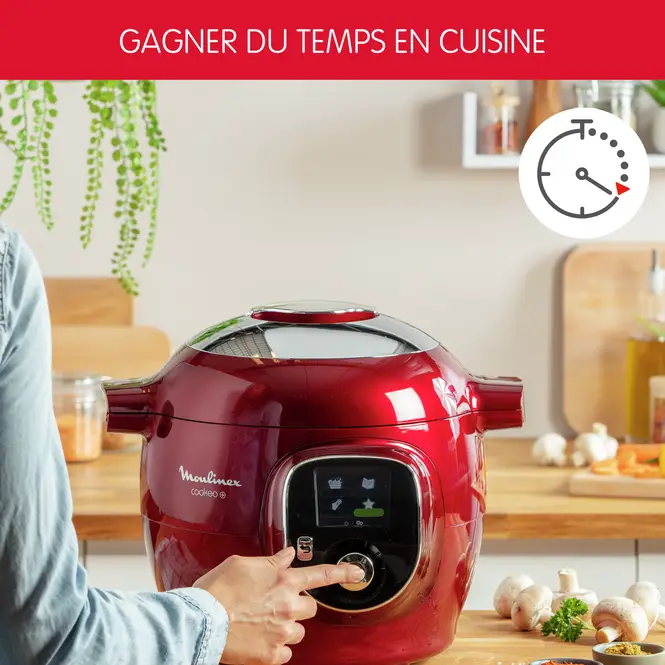 Cookeo + Multicuiseur Intelligent 06L 180 recettes Moulinex CE85B510 – Image 6