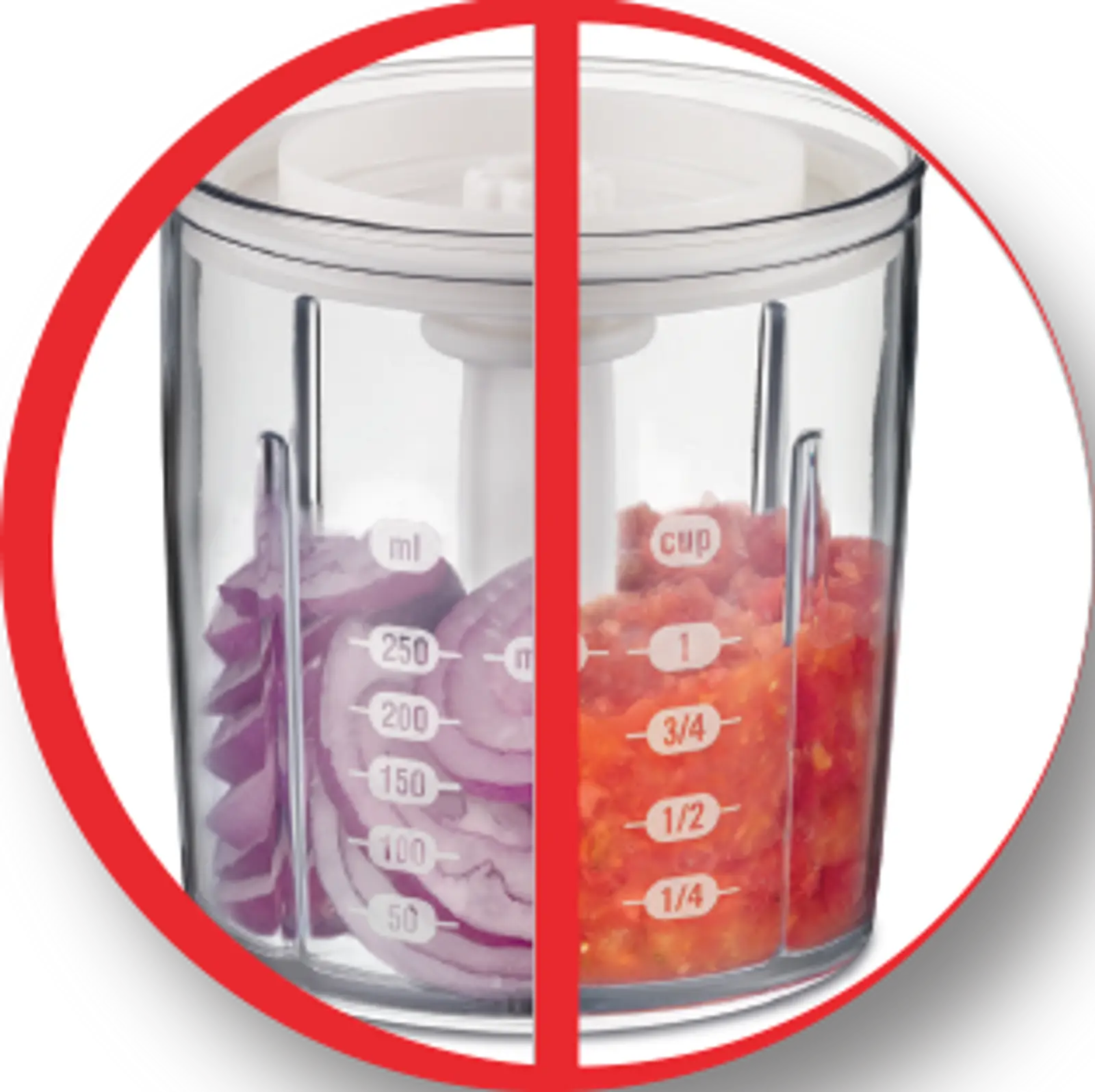 Hachoir Électrique 3En1 400mL 300W Moulinette Essential Moulinex DJ520110 – Image 2