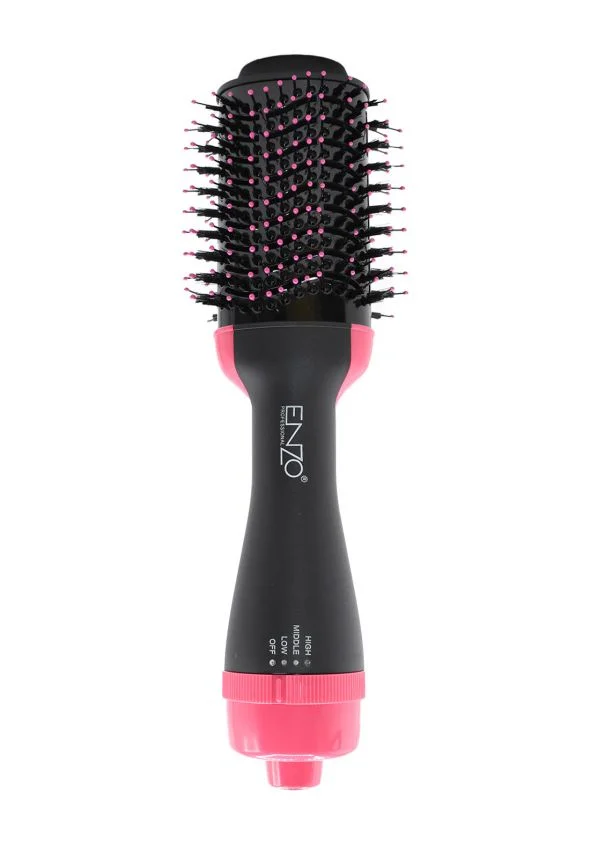 Brosse soufflante ENZO EN-4118 noir et rose – Image 3