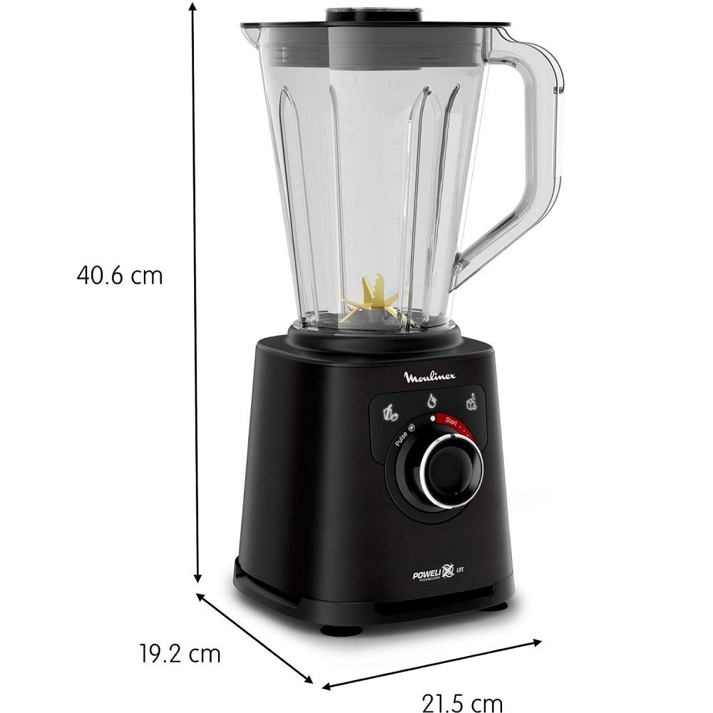 BLENDER 1200W 15 Vitesses 2L Moulinex LM88A810 – Image 8