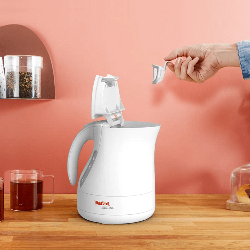 Bouilloire justine blanche 1.2L Tefal BF512011 – Image 6