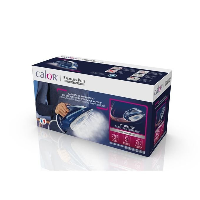 Fer À Repasser À Vapeur 2700W 270mL Easygliss Plus Calor FV5750C0 – Image 5
