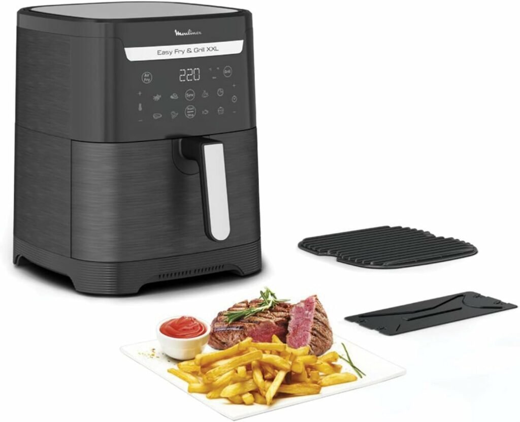 Friteuse Sans Huile À Air Numérique 8 Programmes 6.5l 1800w Moulinex EZ801810 – Image 2