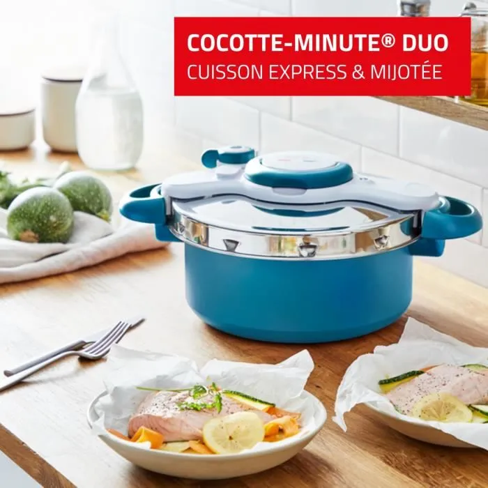 Cocotte Minute Clipso DUO 5L Seb Original P4705100 – Image 3