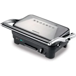Grill Électrique kenwood original Double Plaques Amovibles1800W Ouverture 180° Thermostat Réglable Kenwood HGM50