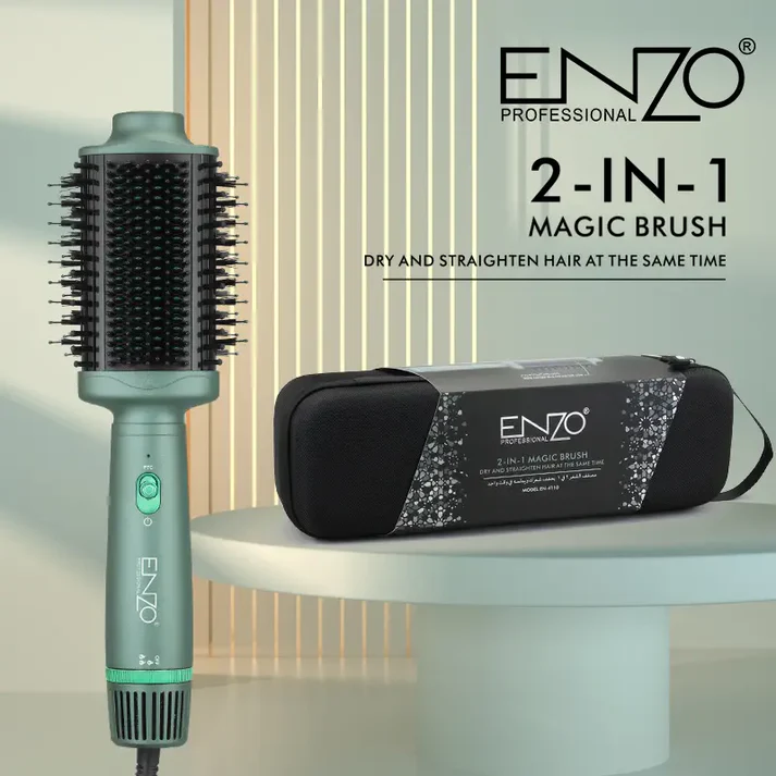 Brosse soufflante Professional 1500W 2 en 1 ENZO Original EN-4110 – Image 3