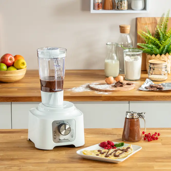Robot Multifonction 800w 2.2l DoubleForce Compact Moulinex FP544111 – Image 4