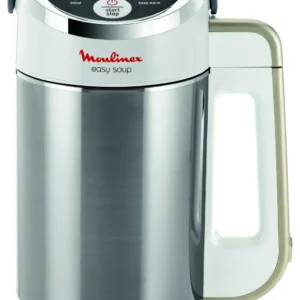 Blender Chauffant Moulinex original En Inox 1.2L Avec 5 Programmes 1000W Easy Soup Moulinex LM841110