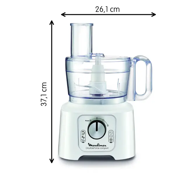Robot Multifonction 800w 2.2l DoubleForce Compact Moulinex FP544111 – Image 7