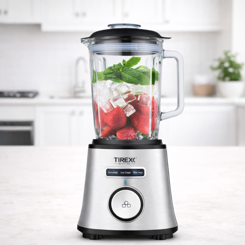 Blender en Verre 1.5 L 1800W 04 Lames Tirexx Original BLX1800