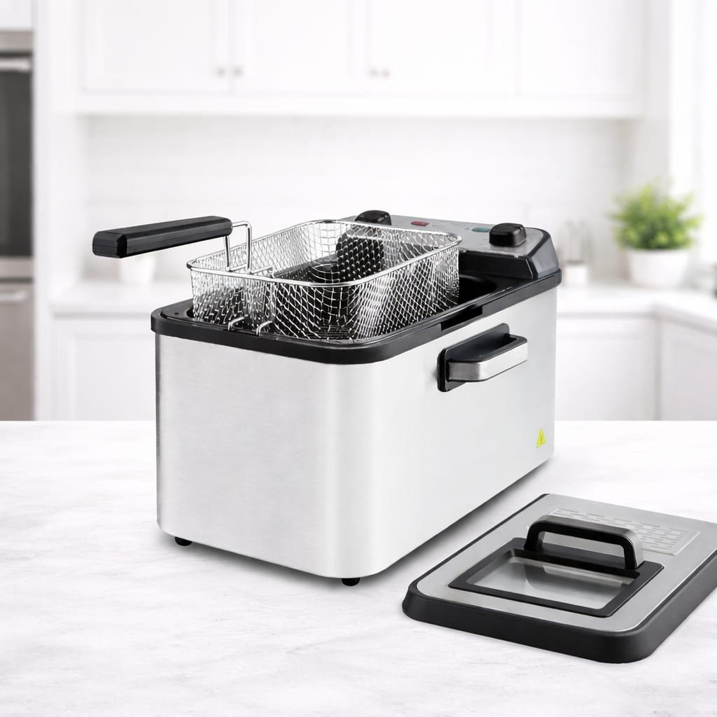 Friteuse inox Electrique 4.2L 3250W Tirexx Original FRTX2000 – Image 2