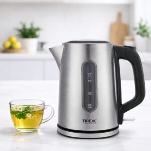 Bouilloire electrique Sans Fil En inox 1.7L 2200W avec Filtre Tirexx Original BLR100X