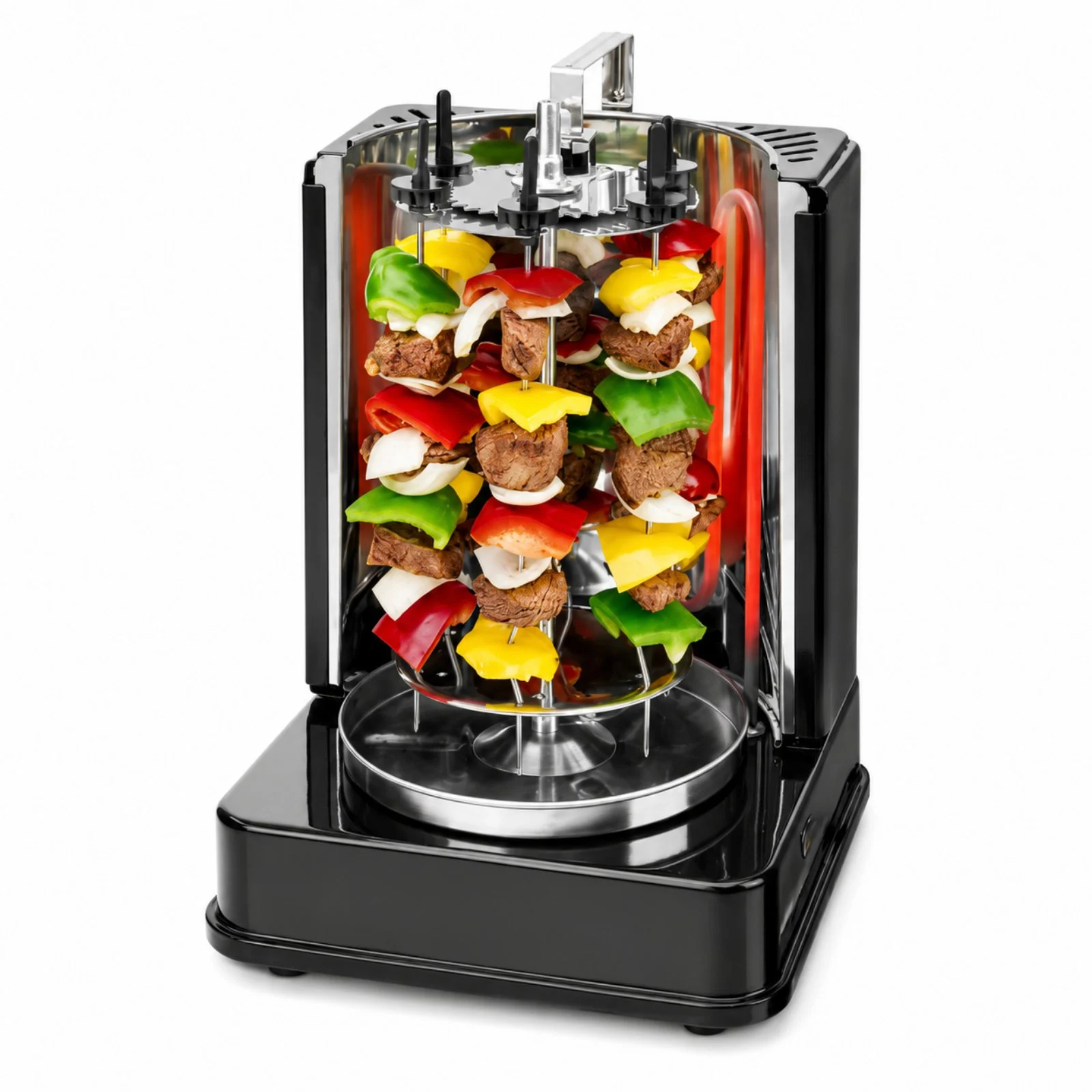 Multi-grill Electrique vertical 3en1 Rôtisserie & Chawarma Bomann DVG 3006 CB – Image 2