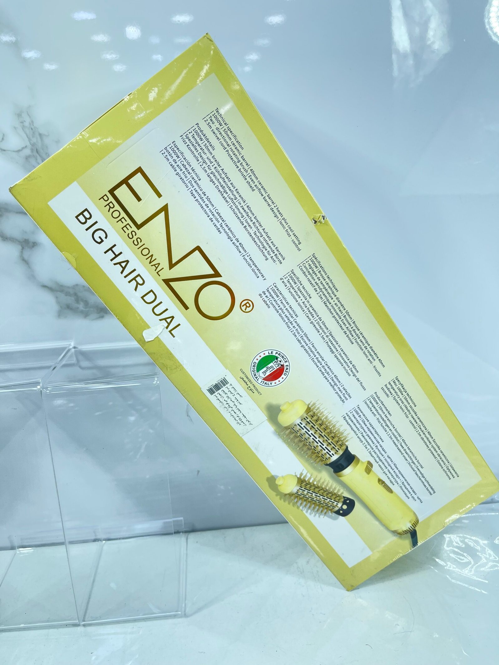 Brosse Chauffante Rotative1000W ENZO Original EN-747Y-LE – Image 2