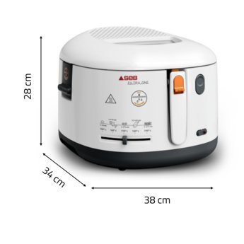 Friteuse Classique 2.1 Litres 1900W Filtra-One Seb Original FF162100 – Image 5